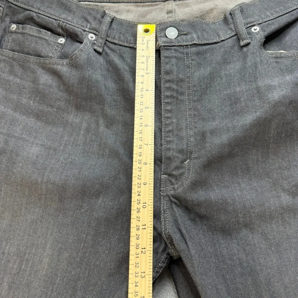 Levis 559 Jeans Relaxed Straight Fit 42x36 (FIT 42x35) Black Denim Stretch Pants